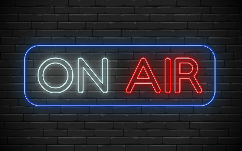 Neon On Air sign