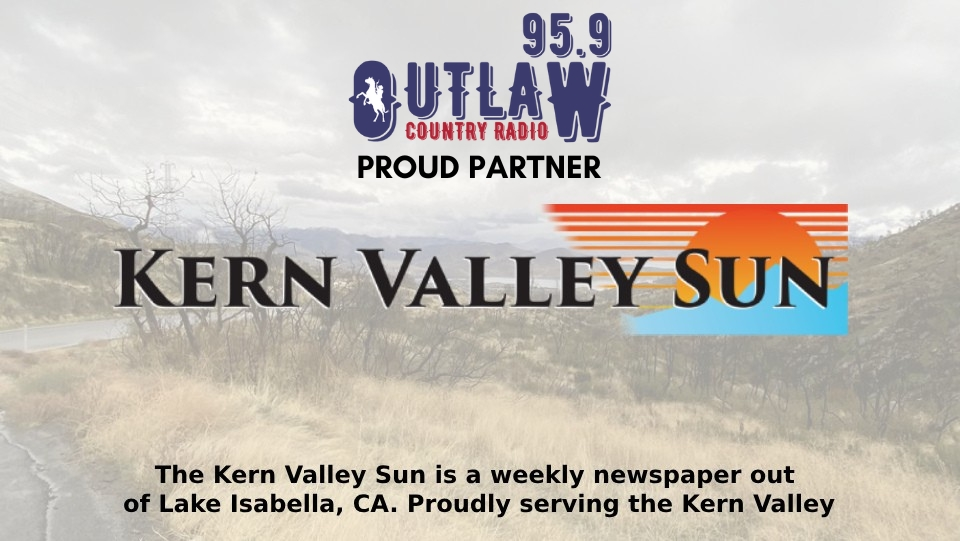 Kern Valley Sun newspaper logo over a desert valley landscape